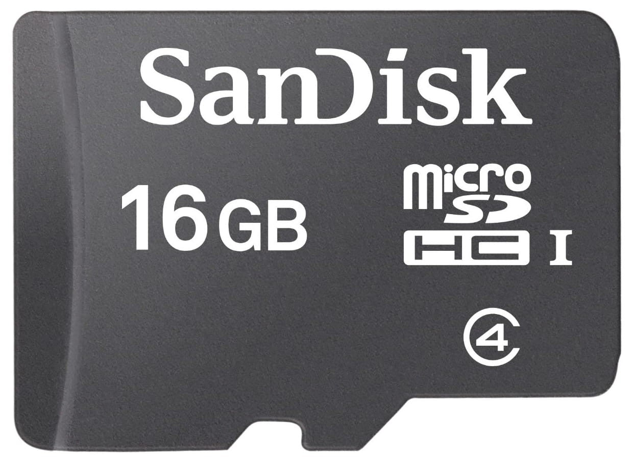 Card Memorie microSDHC SanDisk, 16Gb, Clasa 4 SDSDQM-016G-B35