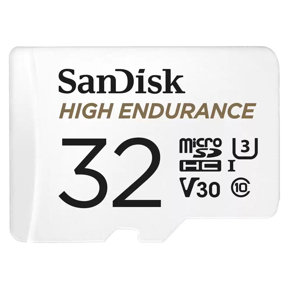 Card Memorie microSDHC SanDisk High Endurance, 32Gb, Clasa 10 / UHS-1 U3, Cu Adaptor SDSQQNR-032G-GN6IA