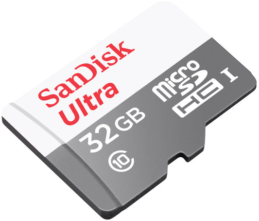 Card Memorie microSDHC SanDisk Ultra, 32Gb, Clasa 10, Cu Adaptor SDSQUNR-032G-GN3MA