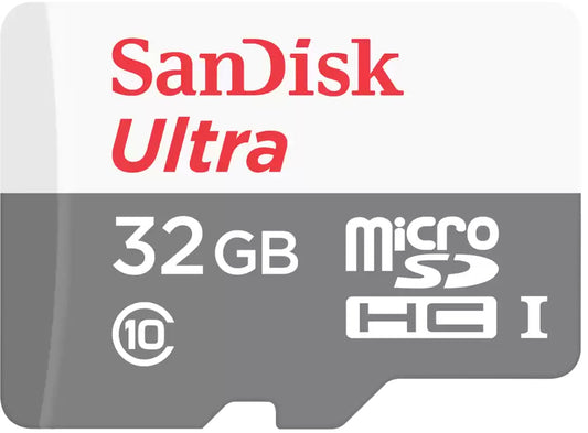 Card Memorie microSDHC SanDisk Ultra, 32Gb, Clasa 10, Cu Adaptor SDSQUNR-032G-GN3MA