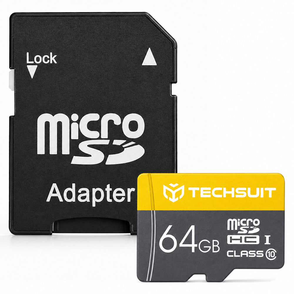 Card Memorie microSDXC Techsuit THCM11, 64Gb, Clasa 10, Cu Adaptor