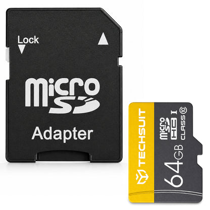 Card Memorie microSDXC Techsuit THCM11, 64Gb, Clasa 10, Cu Adaptor