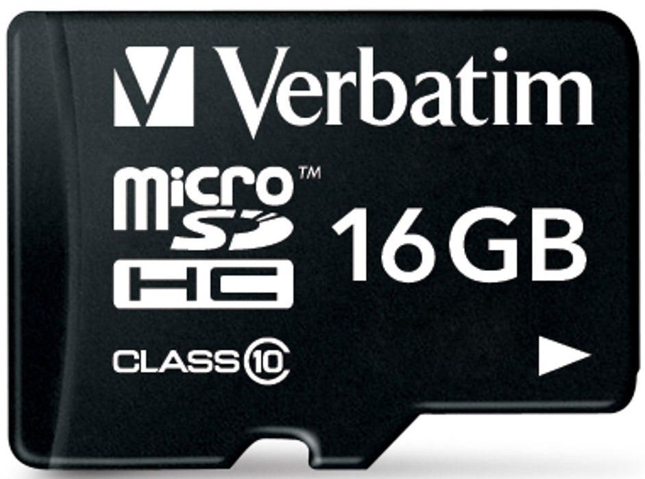 Card Memorie microSDHC Verbatim, 16Gb, Clasa 10 / UHS-1 U1, Cu Adaptor