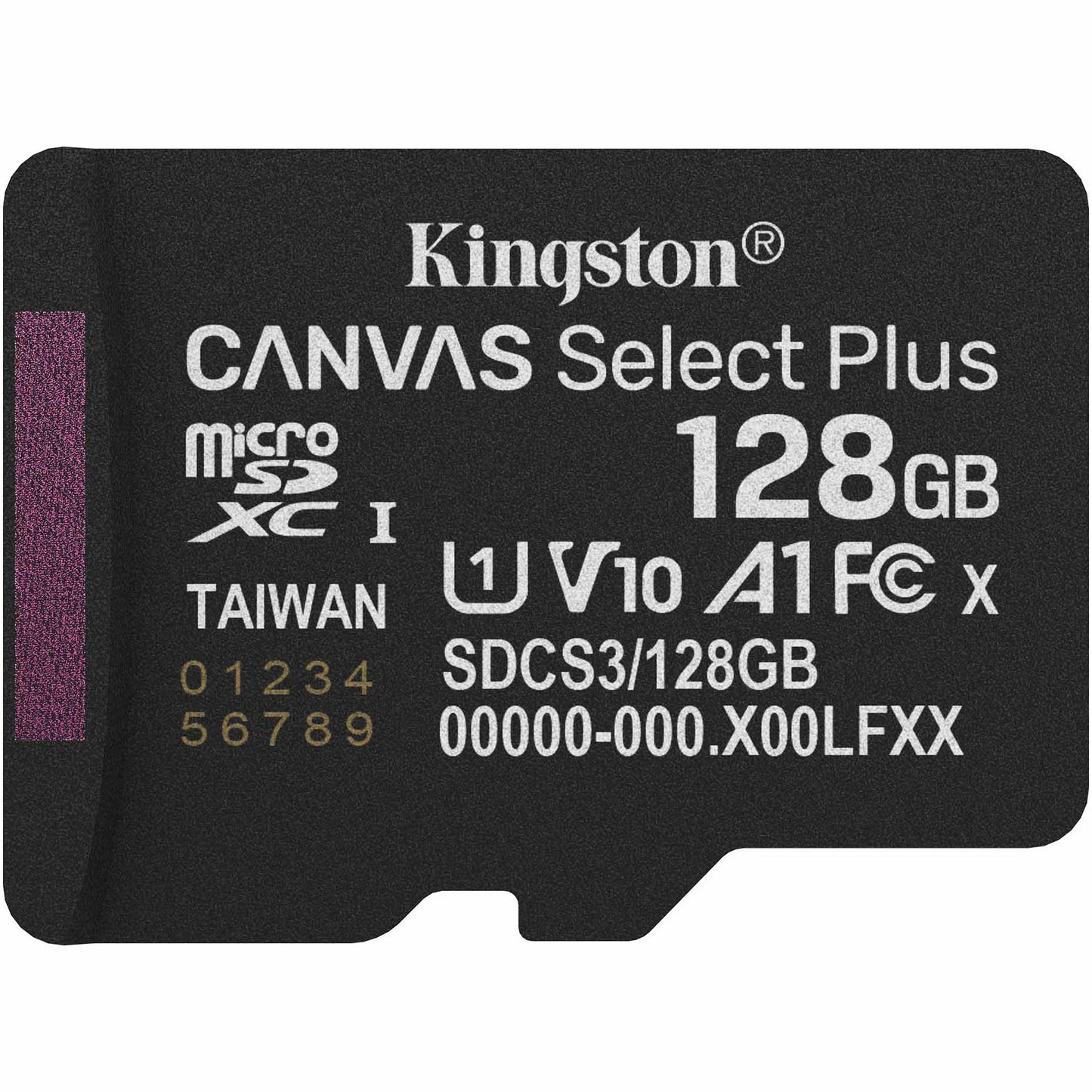 Card Memorie microSDXC Kingston Canvas Select Plus Android A1, 128Gb, Clasa 10 / UHS-1 U1 SDCS3/128GBSP