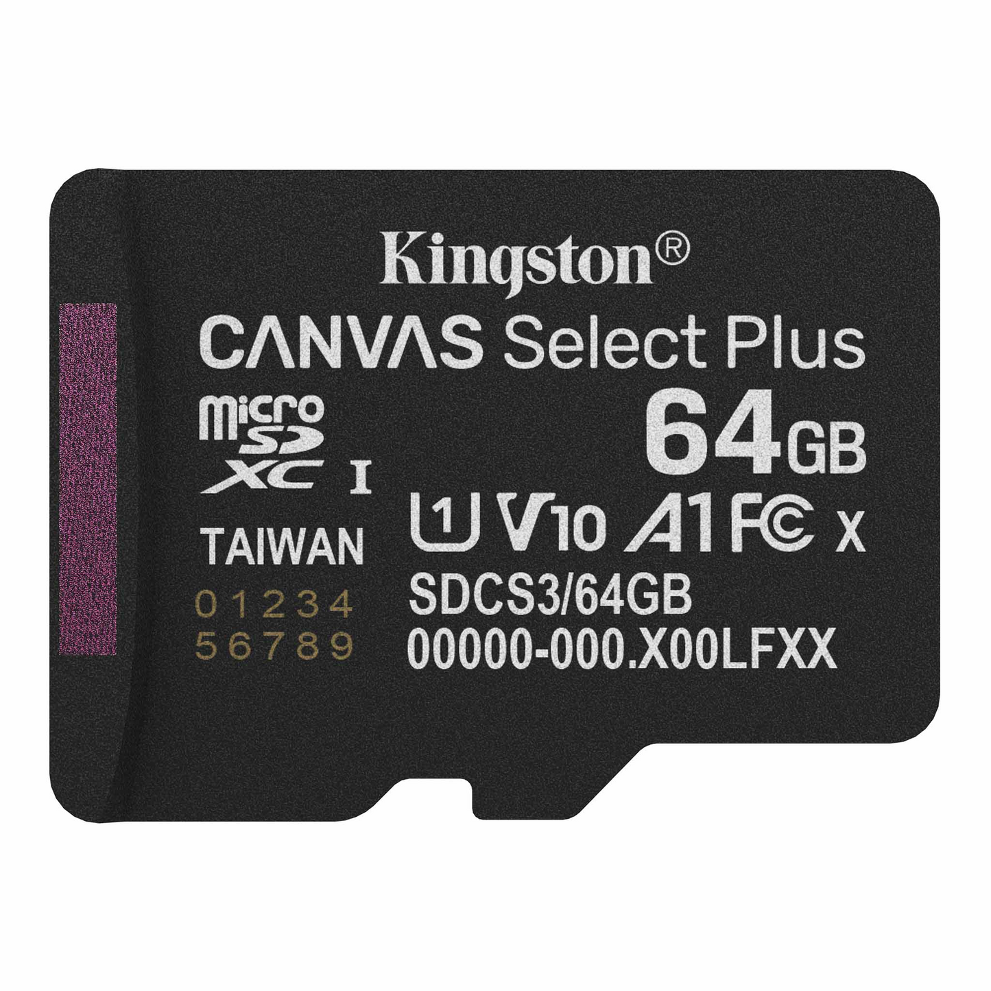 Card Memorie microSDXC Kingston Canvas Select Plus Android A1, 64Gb, Clasa 10 / UHS-1 U1 SDCS3/64GBSP