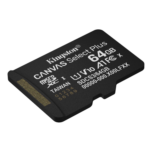 Card Memorie microSDXC Kingston Canvas Select Plus Android A1, 64Gb, Clasa 10 / UHS-1 U1 SDCS3/64GBSP