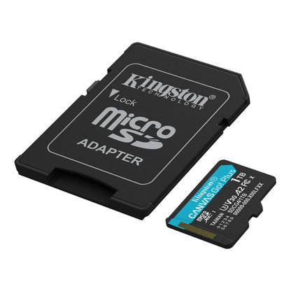 Card Memorie microSDXC Kingston Canvas Go Plus Android A2, 1TB, Clasa 10 / UHS-1 U3, Cu Adaptor ‎SDCG4/1TB