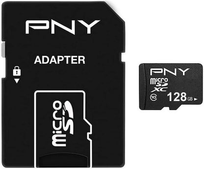 Card Memorie microSDXC PNY Performance Plus, 128Gb, Clasa 10, Cu Adaptor P-SDU12810PPL-GE