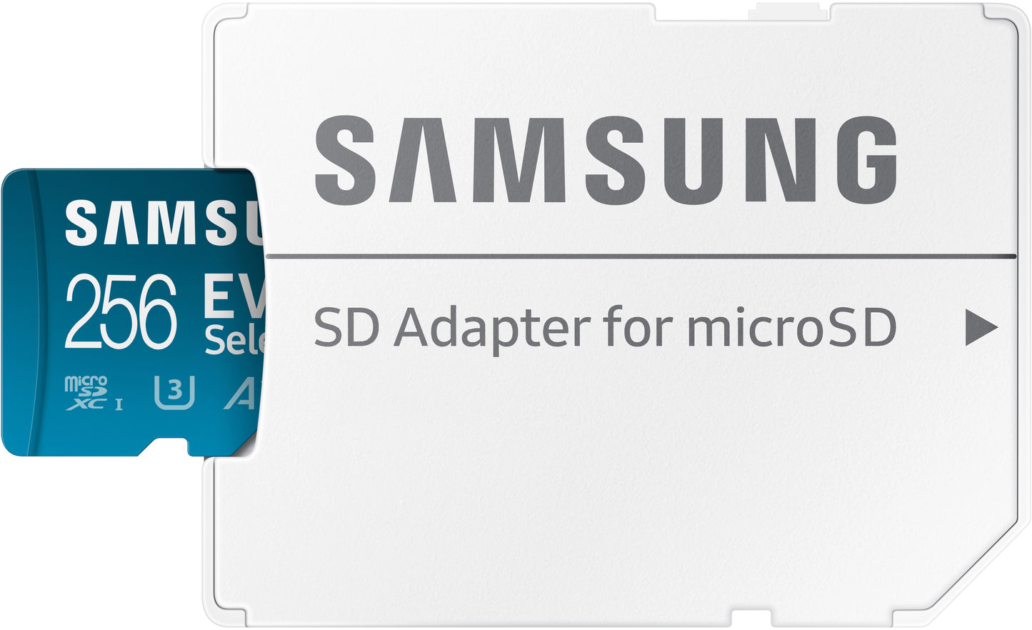 Card Memorie microSDXC Samsung Evo Select Plus, 256Gb, Clasa 10 / UHS-1 U3, Cu Adaptor MB-ME256KA/AM