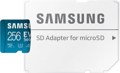 Card Memorie microSDXC Samsung Evo Select Plus, 256Gb, Clasa 10 / UHS-1 U3, Cu Adaptor MB-ME256KA/AM