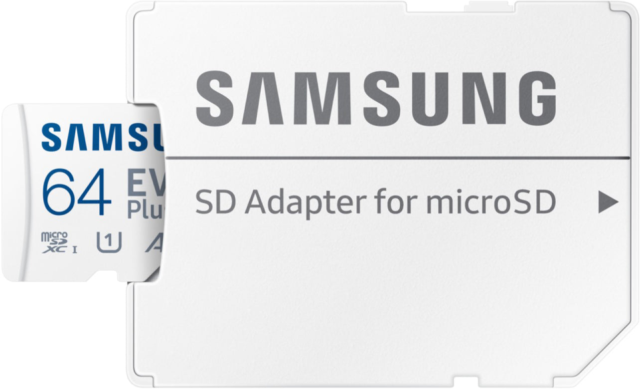 Card Memorie microSDXC Samsung Evo Plus, 64Gb, Clasa 10 / UHS-1 U1, Cu Adaptor MB-MC64SA/EU