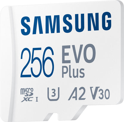 Card Memorie microSDXC Samsung Evo Plus, 256Gb, Clasa 10 / UHS-1 U3, Cu Adaptor MB-MC256KA/EU