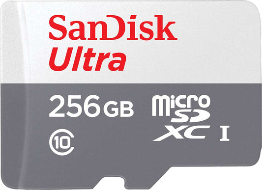 Karta pamięci microSDXC SanDisk Ultra Android, 256 Gb, klasa 10 / UHS-1 U1 SDSQUNR-256G-GN3MN SDSQUNR-256G-GN3MN 