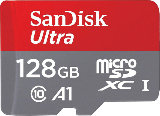 Karta pamięci SanDisk Ultra microSDXC, 128 Gb, klasa 10 / UHS-1 U1 SDSQUAB-128G-GN6MN 