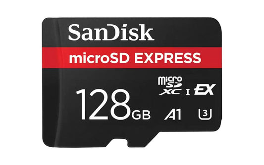 Card Memorie microSDXC SanDisk Express, 128Gb, Clasa 10 / UHS-1 U3 SDSQXFN-128G-GN4NN