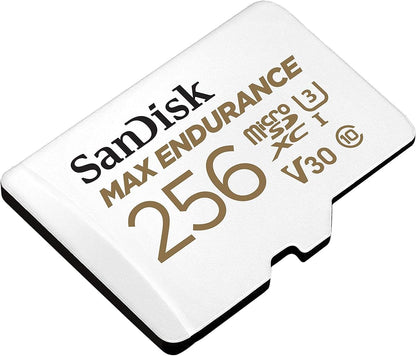 Card Memorie microSDXC SanDisk MAX Endurance, 256Gb, Clasa 10 / UHS-1 U3, Cu Adaptor SDSQQVR-256G-GN6IA