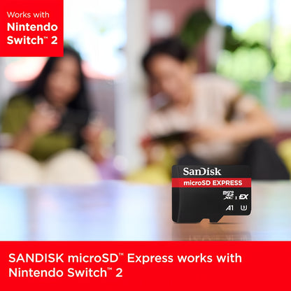 Card Memorie microSDXC SanDisk Express, 512Gb, Clasa 10 / UHS-1 U3 SDSQXFN-512G-GN4NN