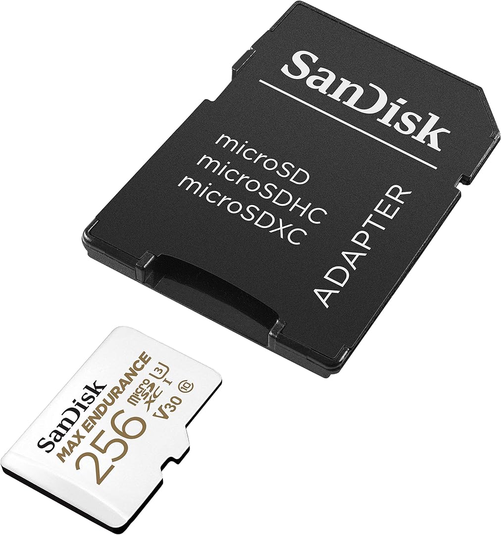 Card Memorie microSDXC SanDisk MAX Endurance, 256Gb, Clasa 10 / UHS-1 U3, Cu Adaptor SDSQQVR-256G-GN6IA