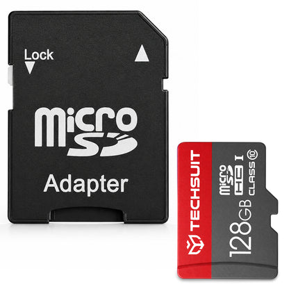 Card Memorie microSDXC Techsuit THCM26, 128Gb, Clasa 10, Cu Adaptor