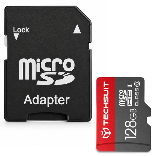 Card Memorie microSDXC Techsuit THCM26, 128Gb, Clasa 10, Cu Adaptor