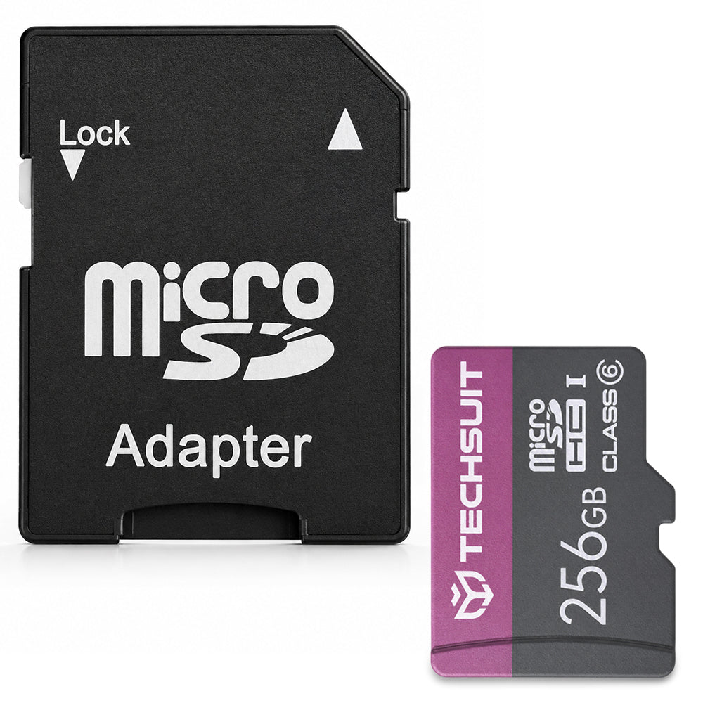 Card Memorie microSDXC Techsuit THCM27, 256Gb, Clasa 6, Cu Adaptor