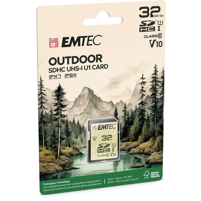 Card Memorie SDHC Emtec Outdoor, 32GB, Clasa 10 / UHS-1 U1 ECMSD32GHCU1OR