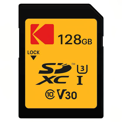 Card Memorie SDXC Kodak, 128Gb, Clasa 10 / UHS-1 U3 EKMSD128GXC10HPRK