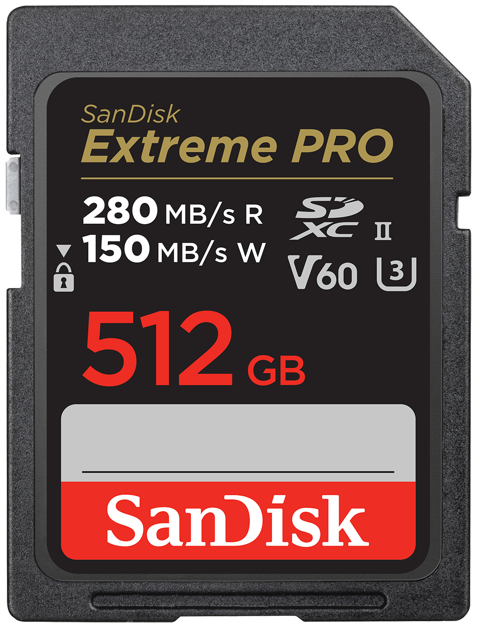 Card Memorie SDXC SanDisk Extreme Pro, 512Gb, Clasa 10 / UHS-2 U3 SDSDXEP-512G-GN4IN