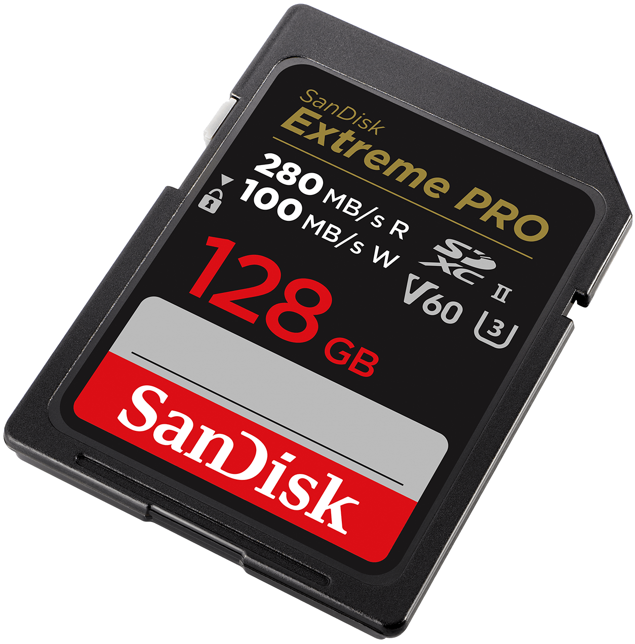 Card Memorie SDXC SanDisk Extreme Pro, 128Gb, Clasa 10 / UHS-2 U3 SDSDXEP-128G-GN4IN