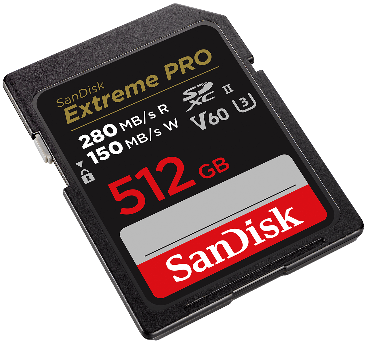 Card Memorie SDXC SanDisk Extreme Pro, 512Gb, Clasa 10 / UHS-2 U3 SDSDXEP-512G-GN4IN