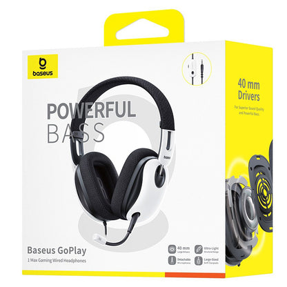 Casti 3.5mm Baseus GoPlay 1 Max, Albe A00181002213-00