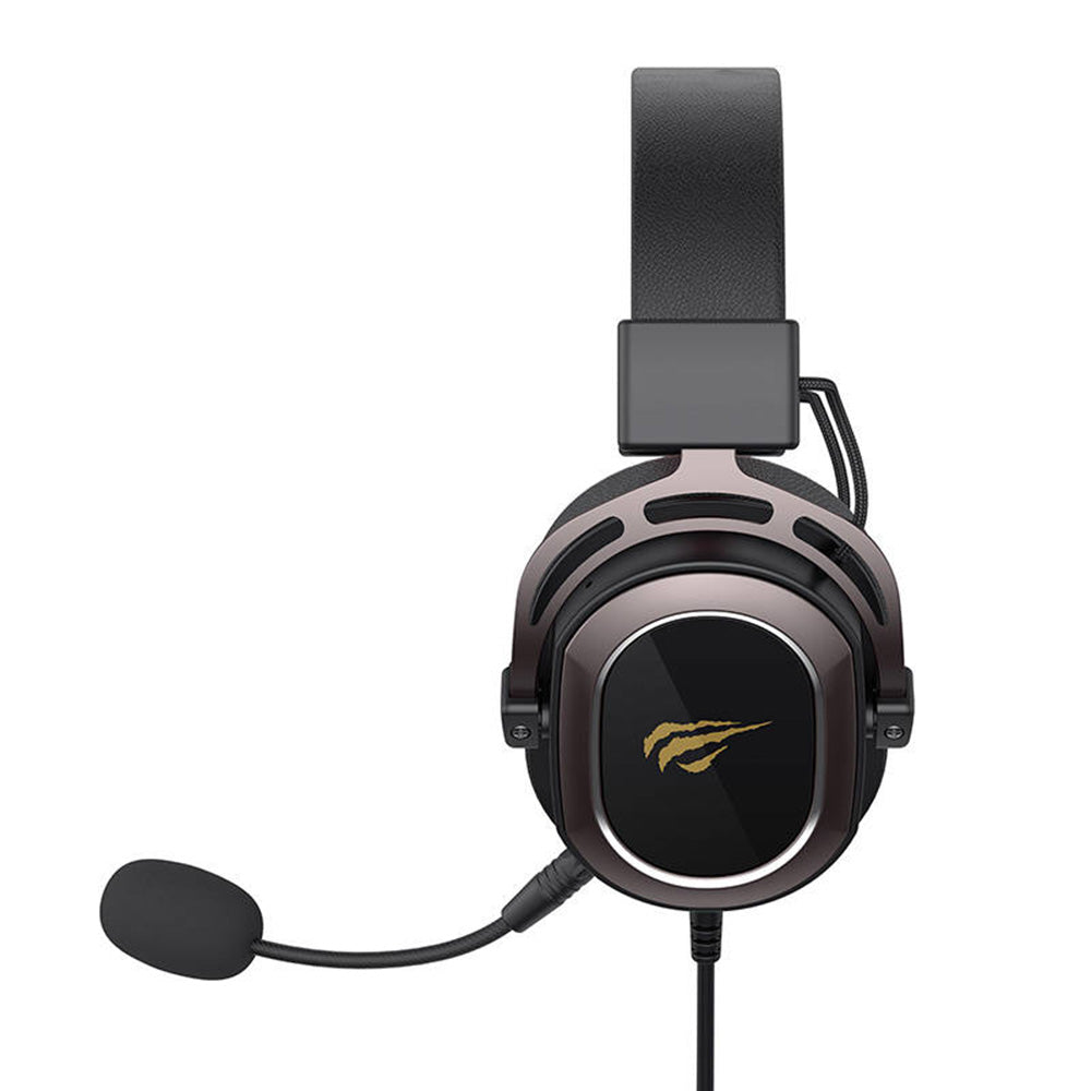 Casti Gaming 3.5mm HAVIT H2008d, 2m, Negre Rosi
