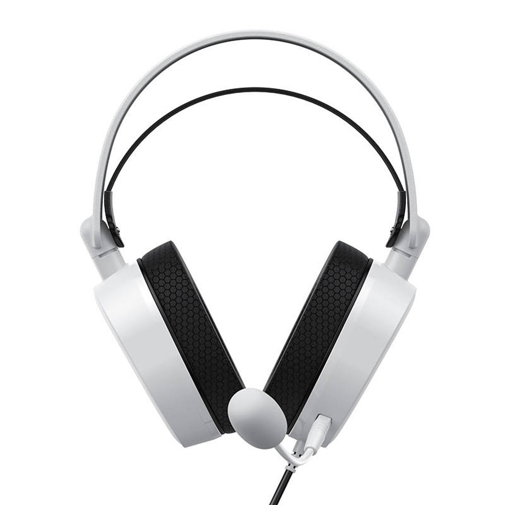 Casti Gaming 3.5mm HAVIT H2038U, RGB, 2.1m, Albe
