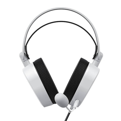 Casti Gaming 3.5mm HAVIT H2038U, RGB, 2.1m, Albe