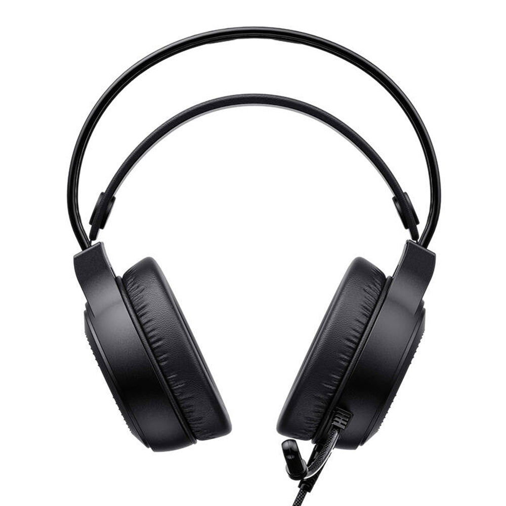 Casti Gaming 3.5mm HAVIT H2040d, RGB, 2.1m, Negre