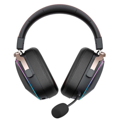 Casti Gaming Wireless HAVIT H2039BG, RGB, BT / Wi-Fi / Wired, Negre Ocru