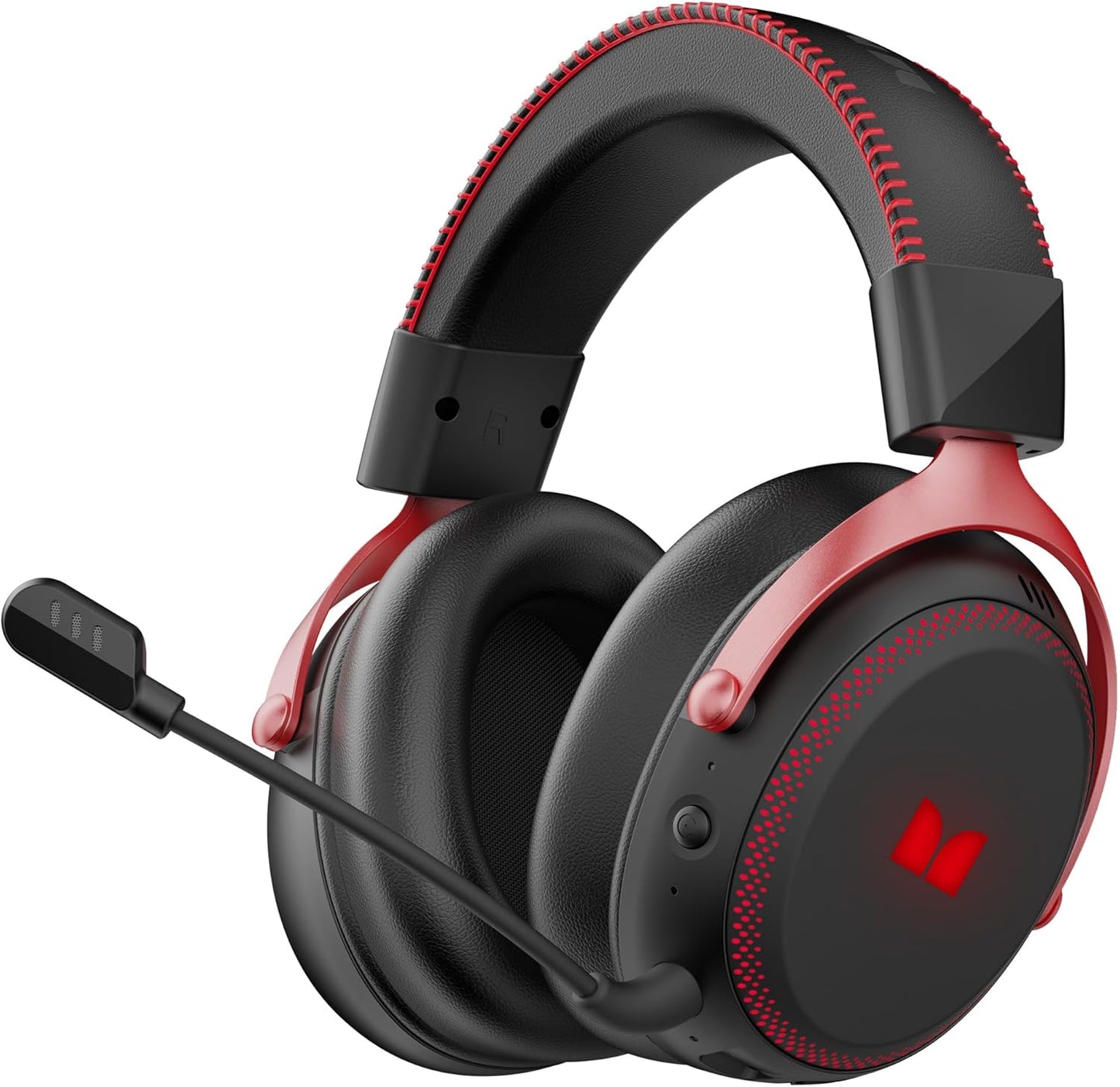Casti Gaming Wireless Monster Mission 350, BT / Wi-Fi / Wired, Negre