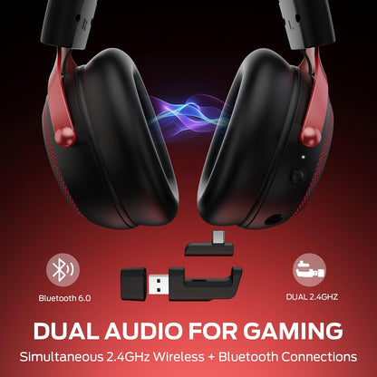 Casti Gaming Wireless Monster Mission 350, BT / Wi-Fi / Wired, Negre