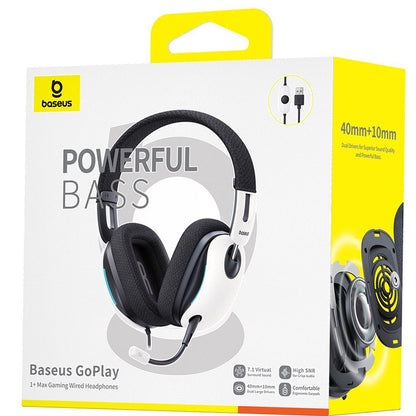 Casti USB-A Baseus GoPlay 1+ Max, Albe A00181003213-00