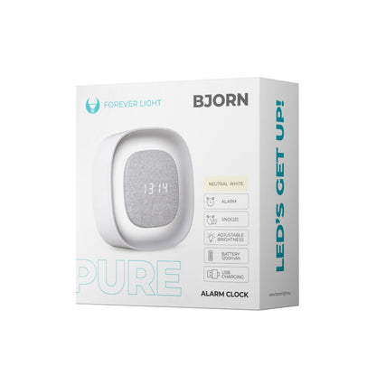 Ceas Digital Forever Pure FNL-03 Bjorn, Alb