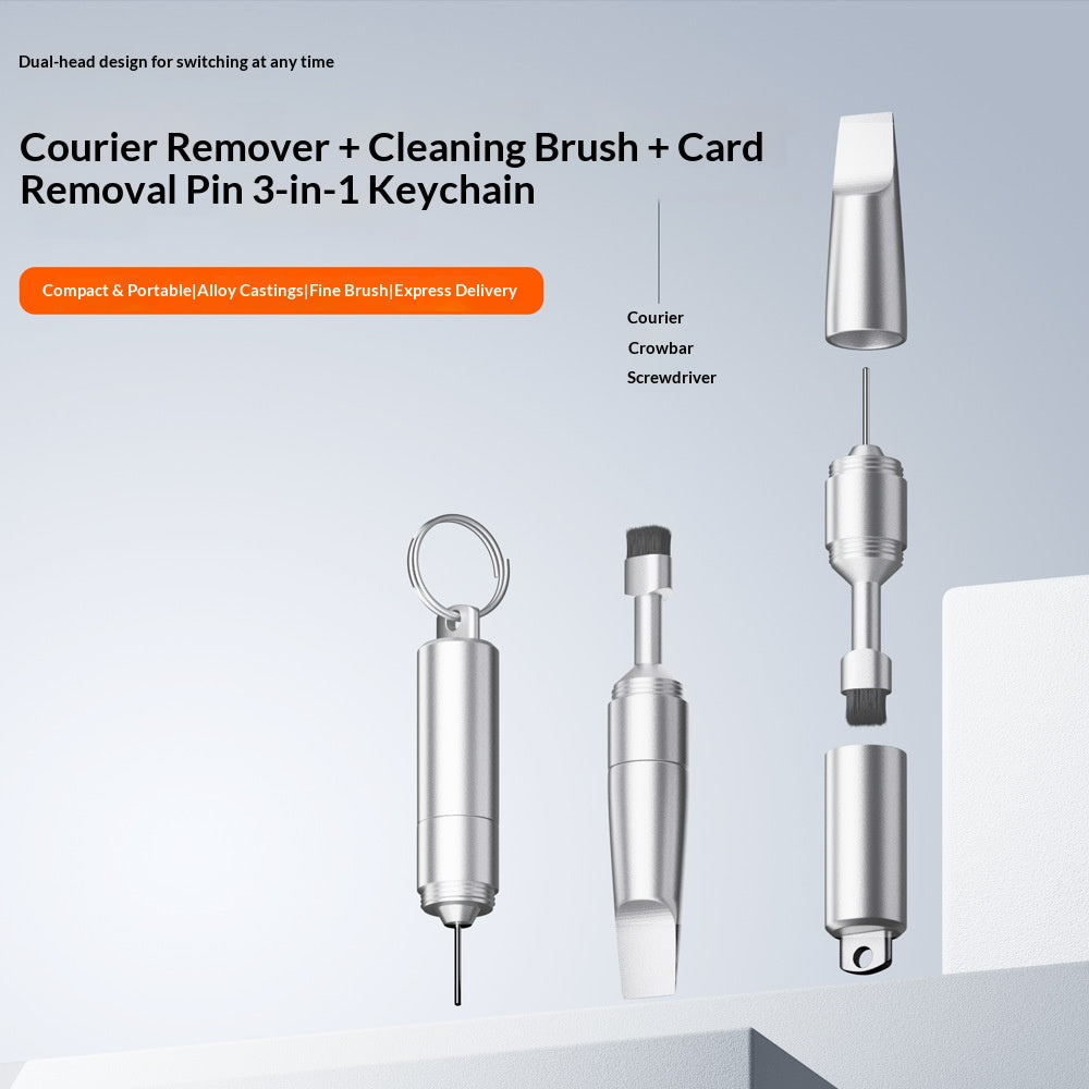 Cheita SIM OEM CS-02, 3in1, Tip Breloc, Gri