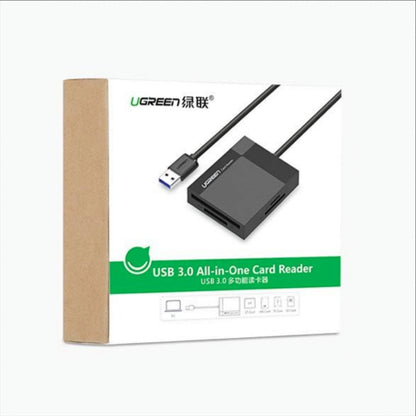 Cititor Card USB 3.0 UGREEN CR125, SD - microSD - CF - MS, Negru