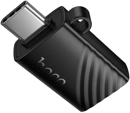 Cititor Card USB-C HOCO HB53, microSD, Negru