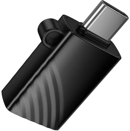 Cititor Card USB-C HOCO HB53, microSD, Negru