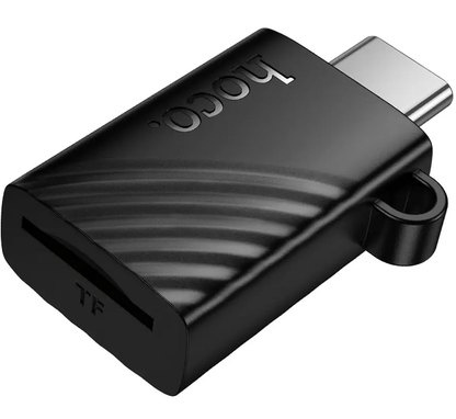 Cititor Card USB-C HOCO HB53, microSD, Negru