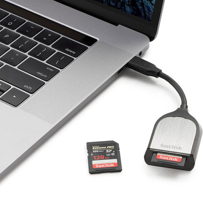 Czytnik kart SanDisk Extreme PRO USB-C, SD, szary SDDR-409-G46 