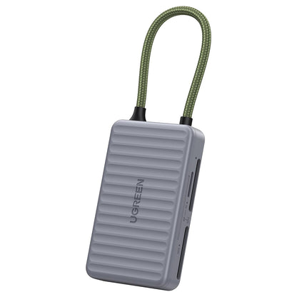 Cititor Card USB-C cu Organizator UGREEN 55886, 2 x SD - microSD, Gri