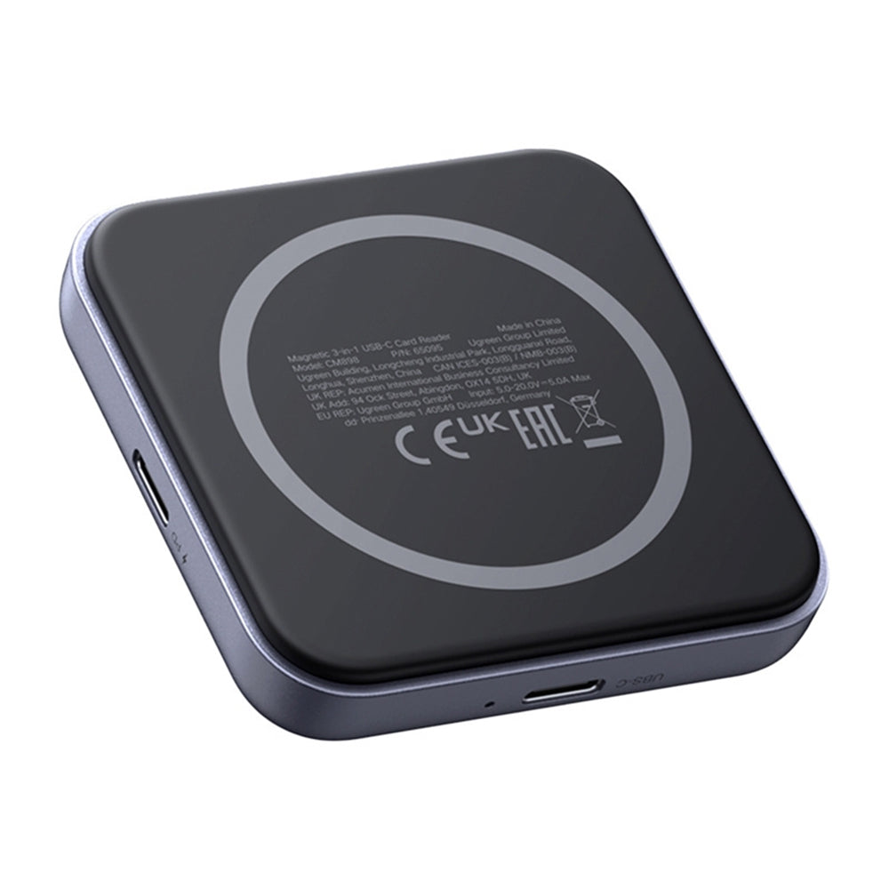 Cititor Card USB-C UGREEN CM898 (65095), SD - microSD, Gri