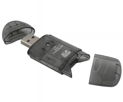 Cititor Card USB Esperanza Titanum TA101K, SD, Negru
