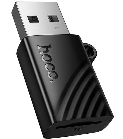 Cititor Card USB HOCO HB53, microSD, Negru
